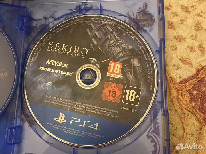 Shadows die twice ps4 без коробки