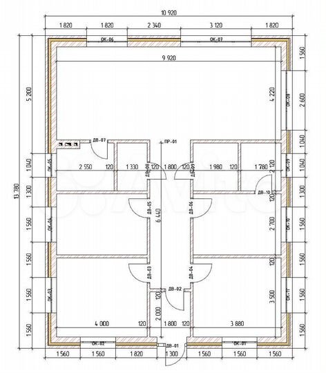Коттедж 125 м² на участке 6 сот.
