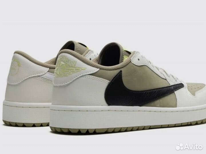 Travis Scott X Air Jordan 1 Low Golf Neutral Olive