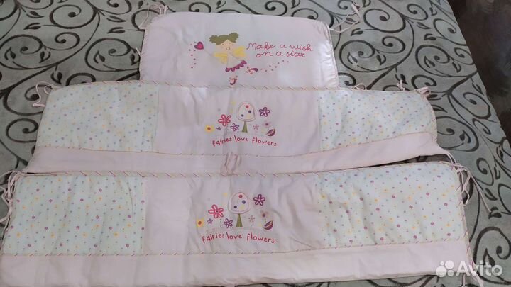 Бортики в детскую кроватку бу