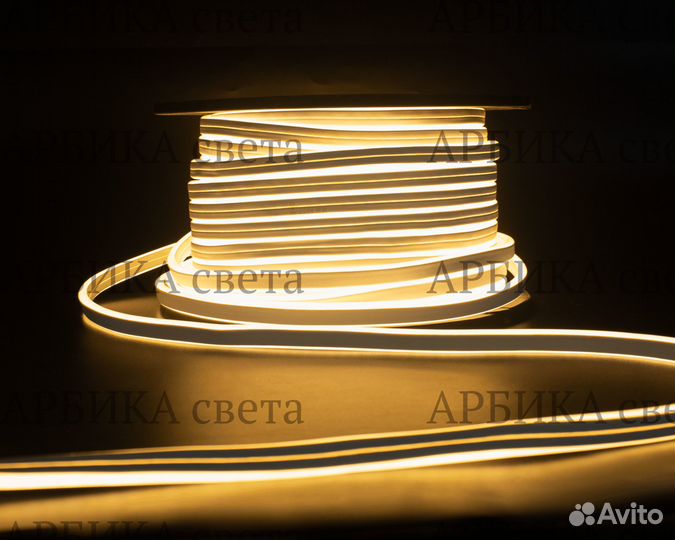 Гибкий неон 50 метров/ Монтаж