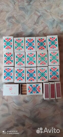 Спички СССР деревянный коробок