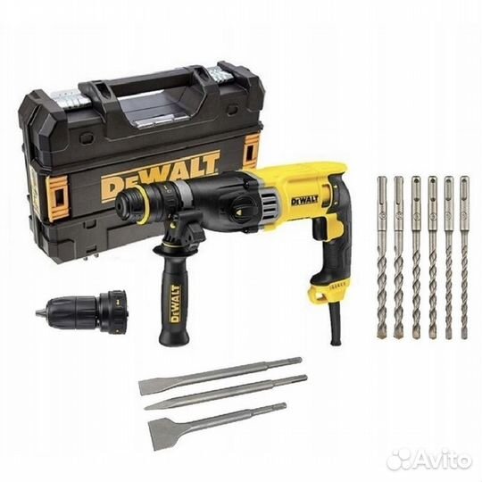 Сетевой перфоратор dewalt D25144KP 900 Вт, SDS-plu