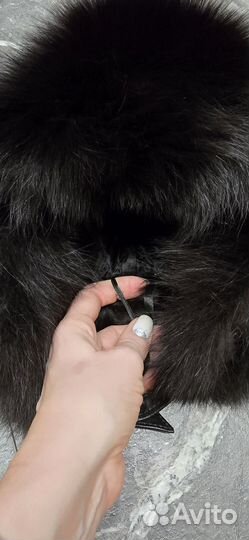 Шапка ушанка женская натуральный мех