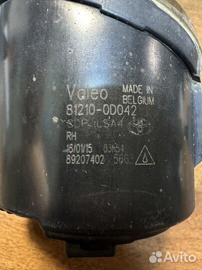 Птф toyota camry xv 50(55) оригинал valeo