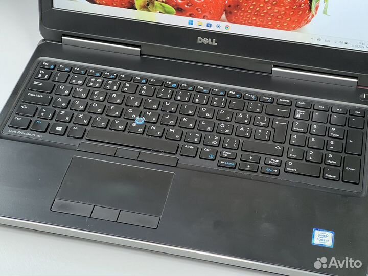 Ноутбук Dell Precision 7510 i7-6820HQ/Озу16/Ssd256