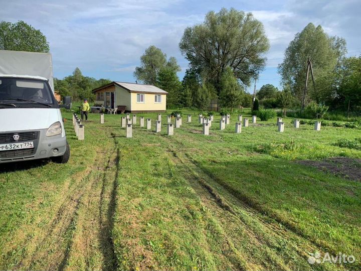 Винтовые сваи + монтаж