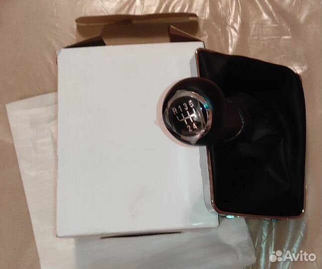 Opel astra H Ручка чехол на кпп черная (5 передач)