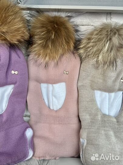 Шапка шлем балаклава зимняя 5-9 лет новая