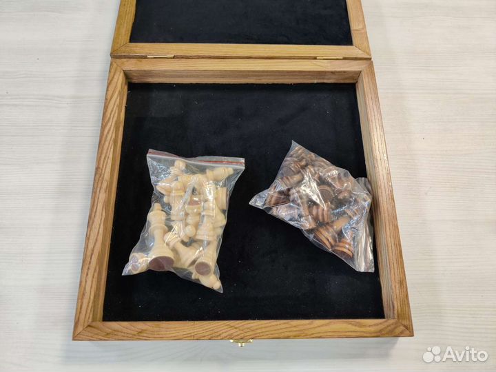 Шахматы из дуба