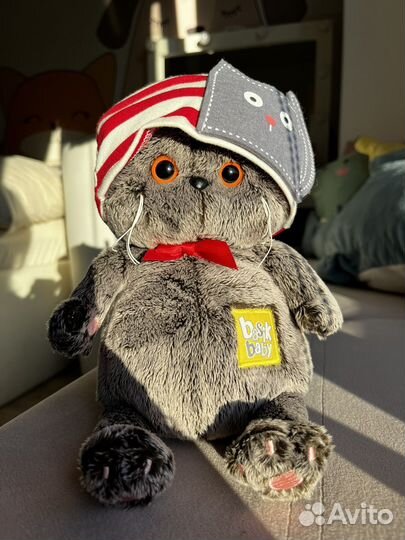 Игрушка кошка плюшевая