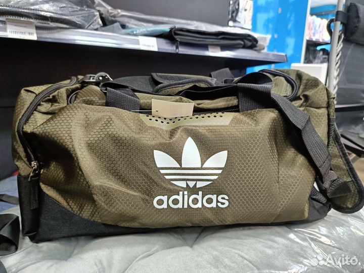 Сумка спортивная зелёная Adidas