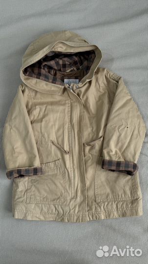 Плащ для девочки zara тренч
