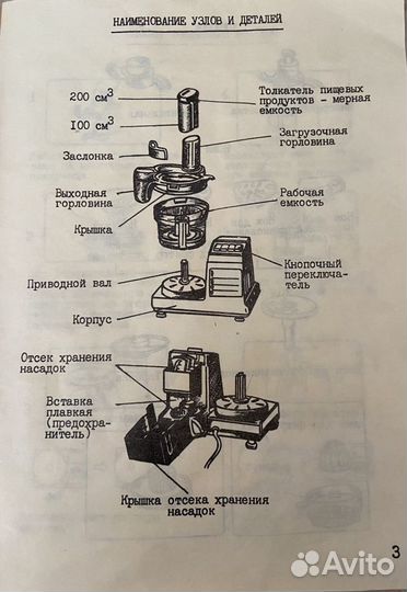 Кухонный комбайн энергия