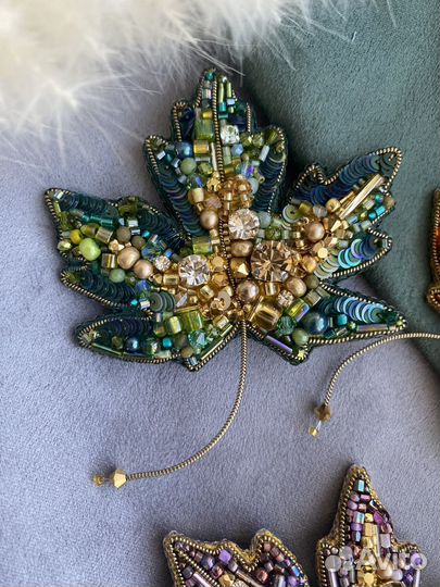 Брошь ручной работы