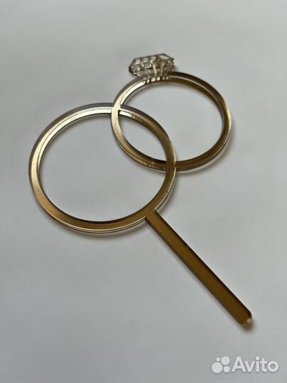 Топпер кольца на торт