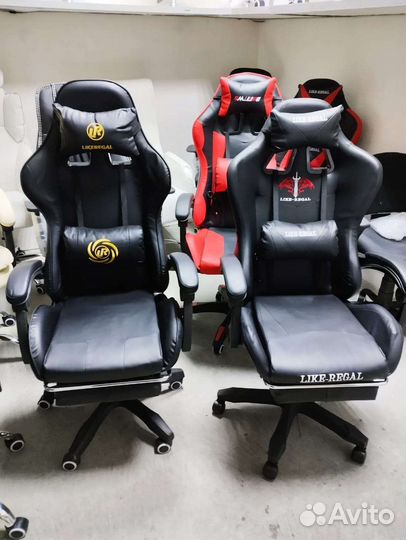 Игровые и классические кресла из экокожи