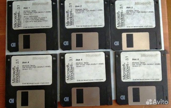 Дискеты для Floppy дисковода FDD 3,5''установочные