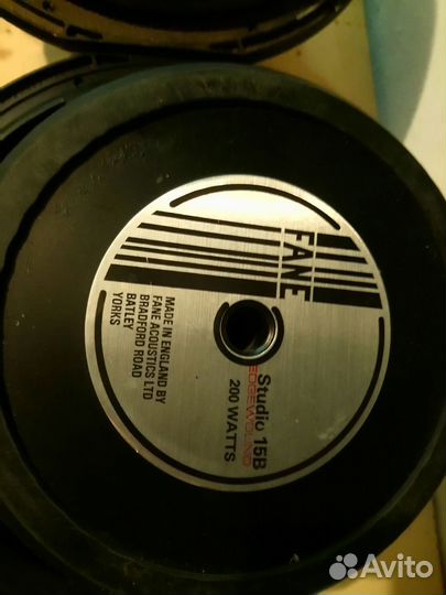 Винтажные динамики Fane 15B