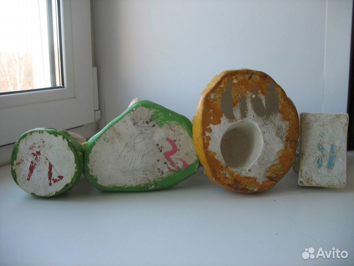 Фигурки Бровкин, девушка с книгой, школьник