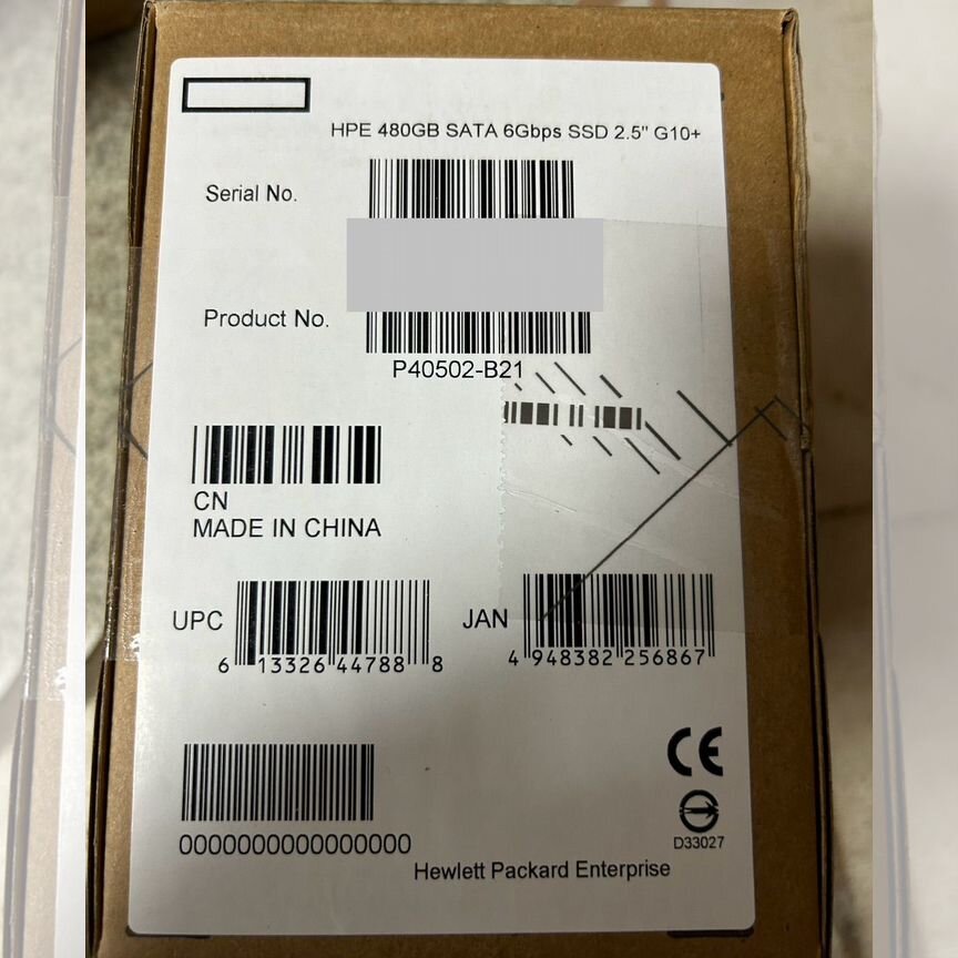 [P40502-B21] Жесткий Диск Ssd 480gbp41527-001 G10+