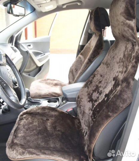 Меховые накидки на сидения