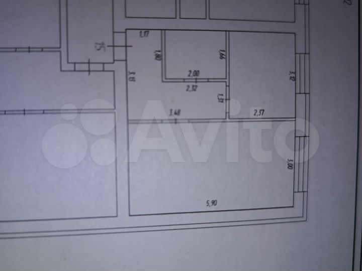 1-к. квартира, 35,1 м², 1/3 эт.
