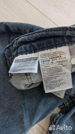 Джинсы levis 513 размер 28 32