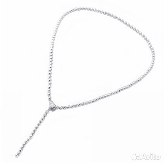 Cartier Necklace Perles Diamonds White Gold