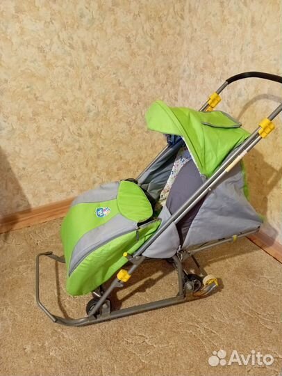 Санки коляска ника kids