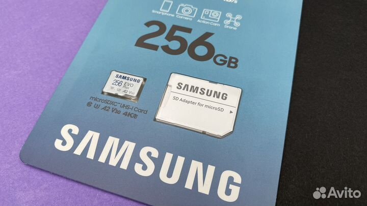 Карта памяти micro sd 256 gb Samsung оригинал