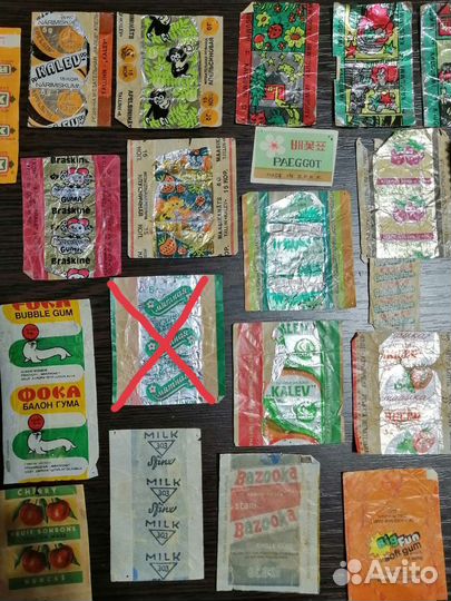 Вкладыши от жевачек СССР