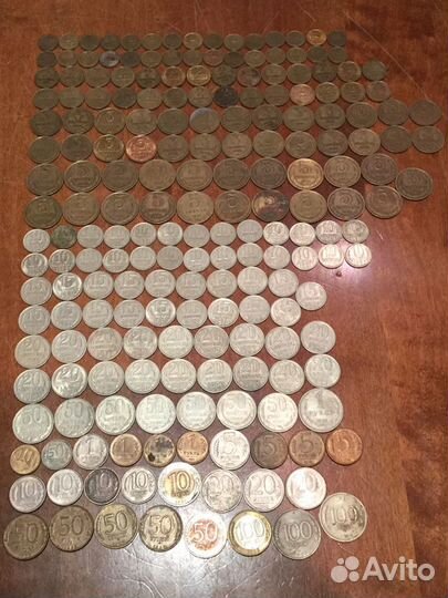 Набор монет 1961-1993 годов, Все разные, 202 монет