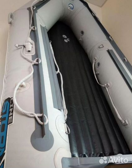 Лодка пвх Stormline Heavy Duty Air Light 400 серая