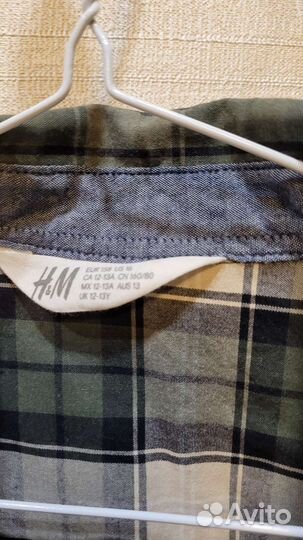 Рубашка подростковая х/б 158