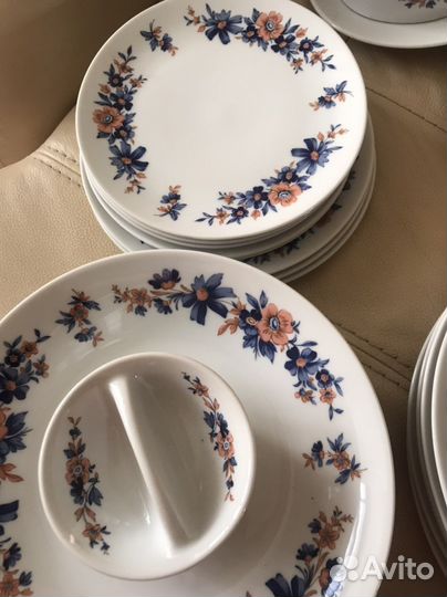 Фарфоровый столовый сервиз Богемия Чехия