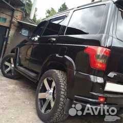 Защита штатного порога УАЗ Патриот RS