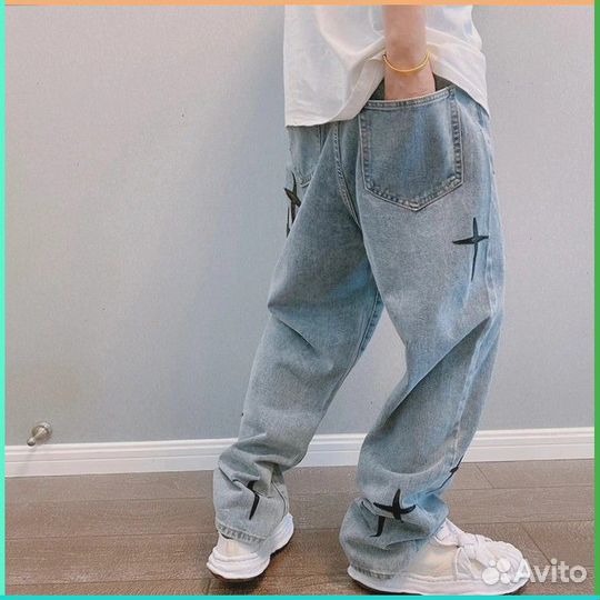 Штаны карго Y2K с крестами (96331 Artikle: )