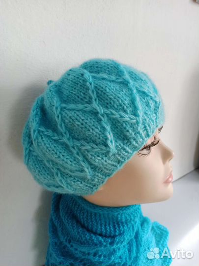 Комплект берет и шарф