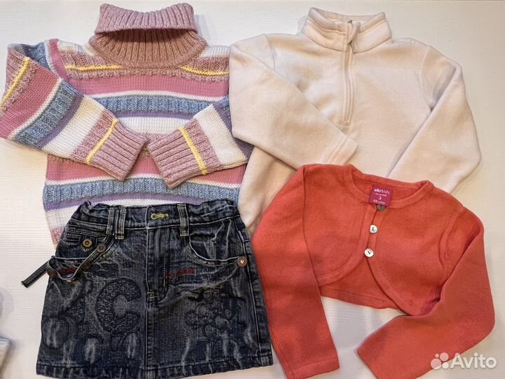 Вещи для девочки 98 см, зимние вещи