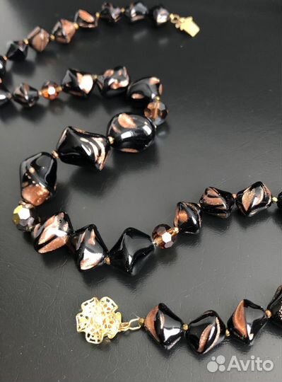 Винтажное колье Муранское стекло