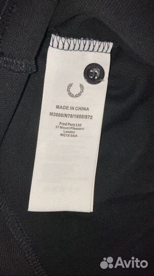 Fred perry свитшот