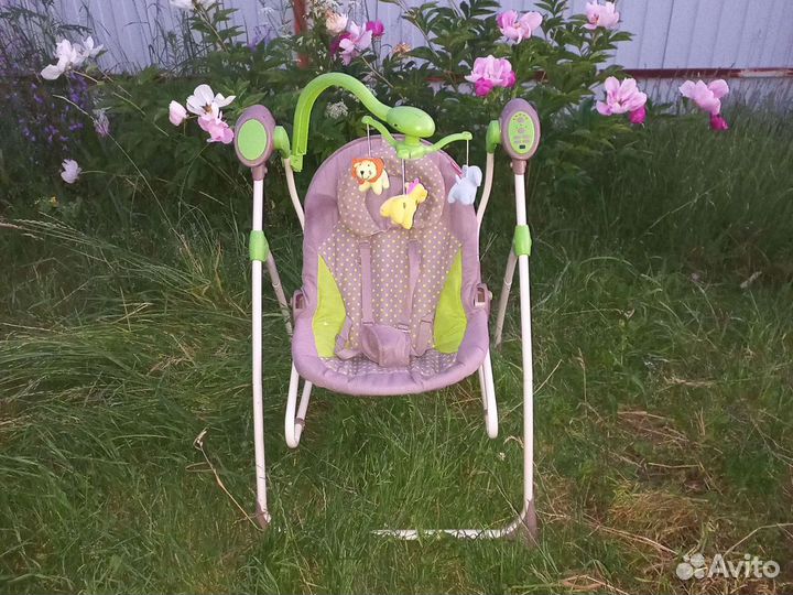 Детские электронные качели