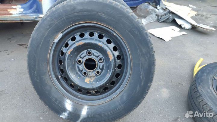 4 колеса с зимней резиной + летняя резина 5х114