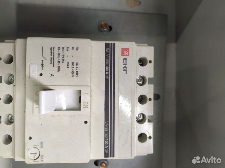Автоматический выключатель EKF ва-99 160/100А