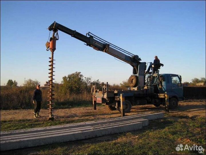 Установка опор лэп, строительство лэп