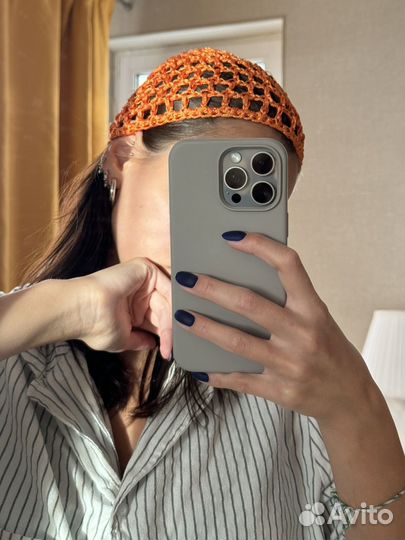 Шапка сетка кроше