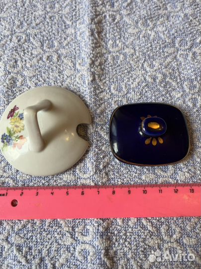 Крышки маленькие редкие, фарфоровые