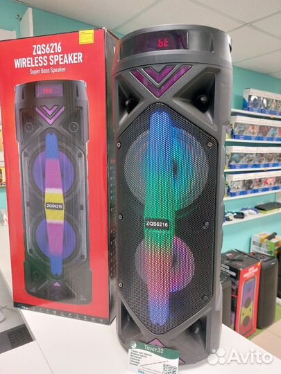 Уличная колонка портативная. 5 часов заряда