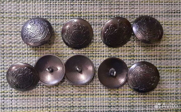 Пуговицы металлические на ножке и винтажные СССР